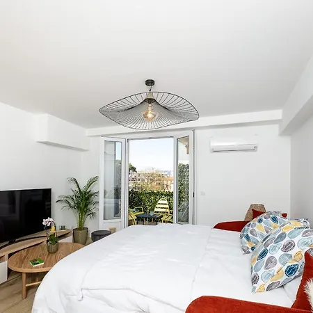 Superbe T2 Juan Les Pins 300m Des Plages 公寓 昂蒂布